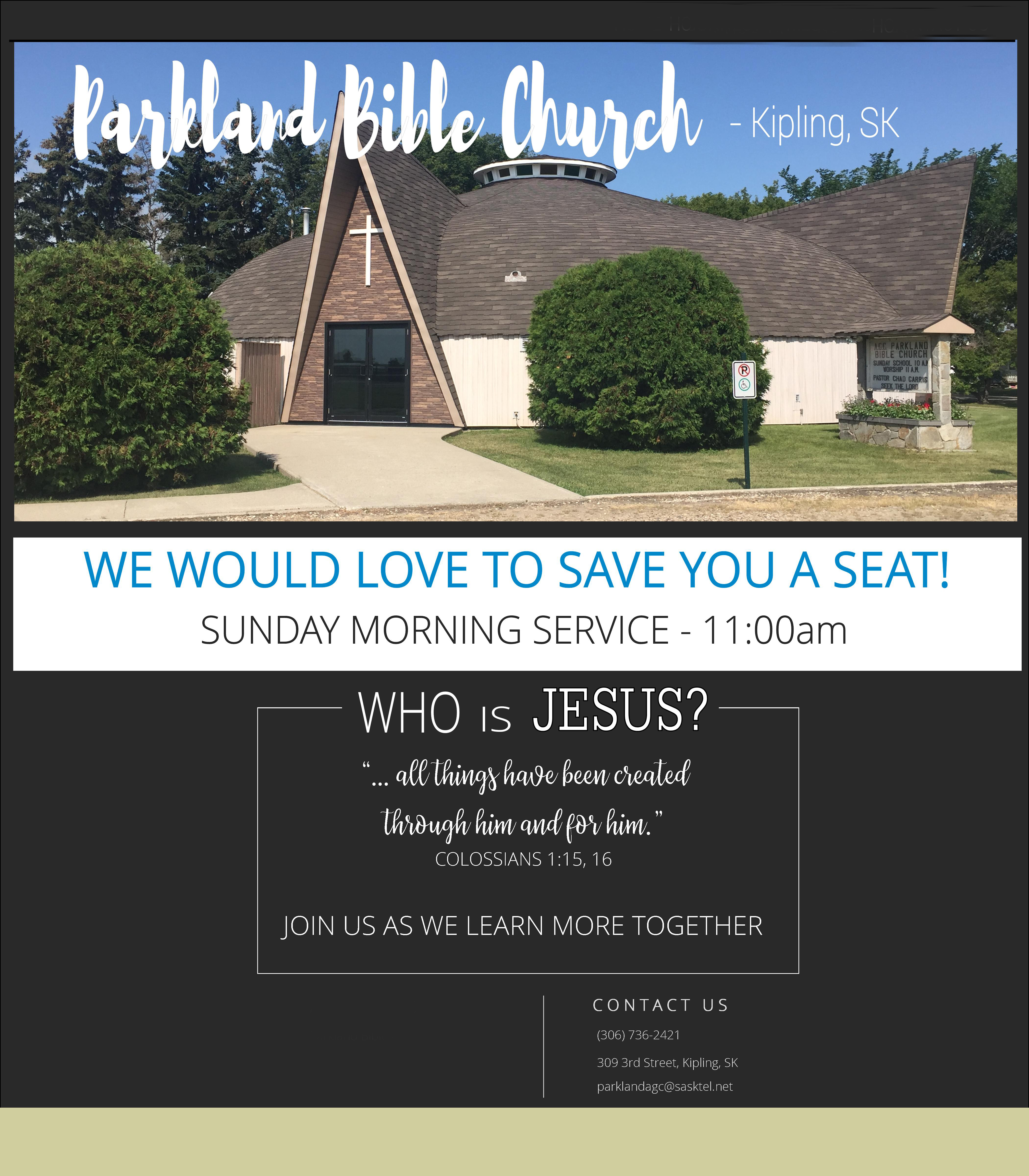 Parkland Bible Church, Kipling, Sasaktchewan, Canada